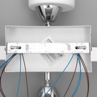 Люстра «Алатея» 6хЕ27 40 Вт бело-хромовый 55×43×28 см BayerLux - фото 5034603