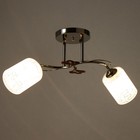 Люстра BayerLux «Авиэтта», 2хЕ27, 40 Вт, хром, 58×23×26 см - Фото 3