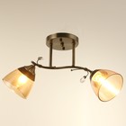 Люстра «Аста» 2хЕ27 40 Вт бронза 58×23×26 см BayerLux - фото 5026252