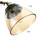 Люстра «Аста» 2хЕ27 40 Вт бронза 58×23×26 см BayerLux - фото 5026254