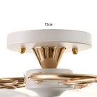 Люстра "Вива" 5хЕ27 40Вт бело-золотой 53х53х23 см - фото 805373410