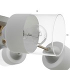 Люстра «Эстель» 5хЕ27 40 Вт бело-золотой 60×60×23 см BayerLux - фото 22077372