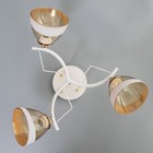Люстра «Аделла» 3хЕ27 40 Вт бело-золотой 60×60×26 см BayerLux - Фото 4