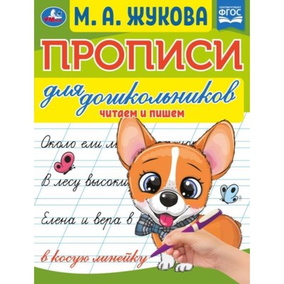 Прописи для дошкольников. Читам и пишем. М. А. Жукова