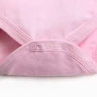 Боди для девочки, цвет розовый, рост 80 см - фото 39435226