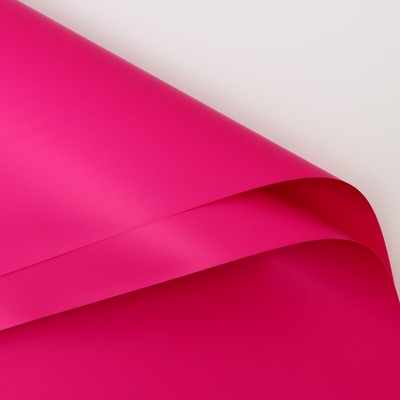 Пленка для цветов тонированная, матовая, фуксия, 58×58 см, 70 мкм