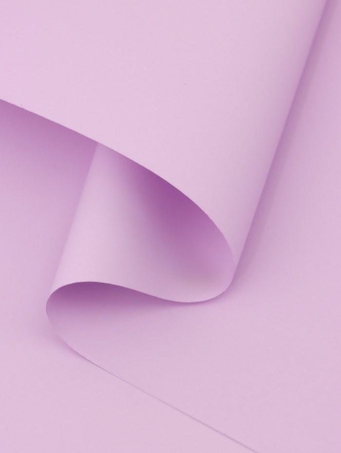 Пленка для цветов тонированная, матовая, нежная сирень, 57×57±5% см, 65 мкм - Фото 1