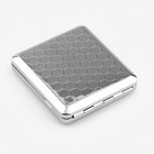 Портсигар металлический «Соты», на 18 сигарет, 9×8 см - Фото 3