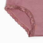 Трусы женские слипы, цвет пыльная сирень, размер 52-54 - фото 51868770