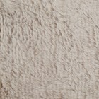 Матрас меховой, длинный ворс, 45 х 30 х 2 см, бежевый - фото 9148590
