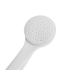 Набор для душа ZEIN Z0102, шланг 150 см, гайки и втулка пластик, лейка 1 режим, белый - фото 805374066