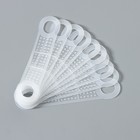 Накладки силиконовые для плечиков, антискользящие, набор 10 шт, 10×2,2 см, цвет белый - Фото 4
