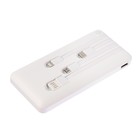 Внешний аккумулятор Perfeo ABSOLUTE PF_B4879, 10000 мАч, USB/USB-C, 2.1А, встр. каб., белый 9528108 - фото 15849329