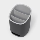 Подставка для столовых приборов IDEA «ИЗЛИ», 25×14.5×19 см, пластик, графитовая - Фото 5