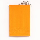 Полотенце махровое Flashlights 50Х90см, цвет оранжевый, 305г/м2, 100% хлопок - фото 319327232