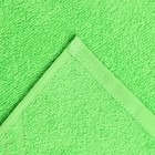 Полотенце махровое Flashlights 50Х90см, цвет зелёный, 305г/м2, 100% хлопок 9506108