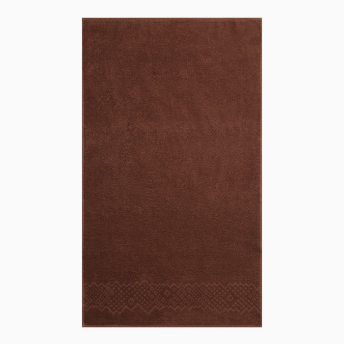 Полотенце махровое Flashlights, 50Х90см, цвет коричневый, 305г/м2, хлопок