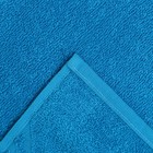 Полотенце махровое Flashlights 50Х90см, цвет голубой, 305г/м2, 100% хлопок - Фото 4