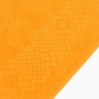 Полотенце махровое Flashlights 100Х150см, цвет оранжевый, 295г/м2, 100% хлопок - Фото 3
