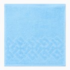 Полотенце махровое Baldric 50Х90см, цвет голубой, 360г/м2, 100% хлопок - фото 320107339