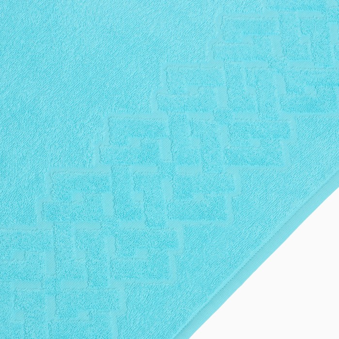 Полотенце махровое Baldric 50Х90см, цвет бирюзовый, 360г/м2, 100% хлопок