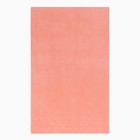 Полотенце махровое Baldric 30Х30см, цвет персиковый, 380г/м2, 100% хлопок - Фото 2
