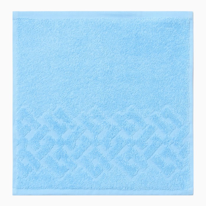 Полотенце махровое Baldric 30Х30см, цвет голубой, 380г/м2, 100% хлопок