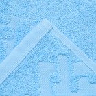 Полотенце махровое Baldric 30Х30см, цвет голубой, 380г/м2, 100% хлопок - Фото 3
