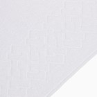 Полотенце махровое Baldric 100Х150см, цвет белый, 350г/м2, 100% хлопок - Фото 3