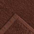 Полотенце махровое Flashlights 30Х70см, цвет коричневый, 295г/м2, 100% хлопок - Фото 3