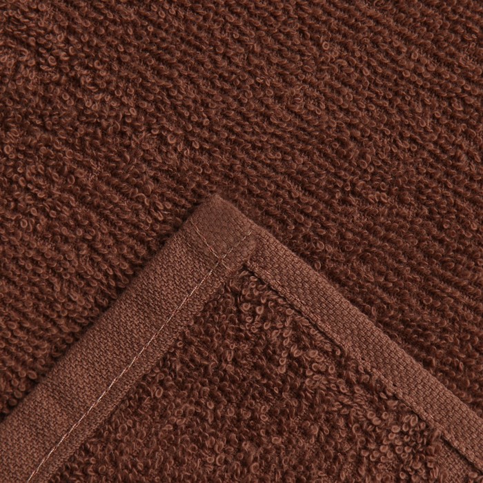 Полотенце махровое Flashlights 30Х70см, цвет коричневый, 295г/м2, 100% хлопок