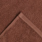 Полотенце махровое Flashlights 30Х70см, цвет коричневый, 295г/м2, 100% хлопок - Фото 4