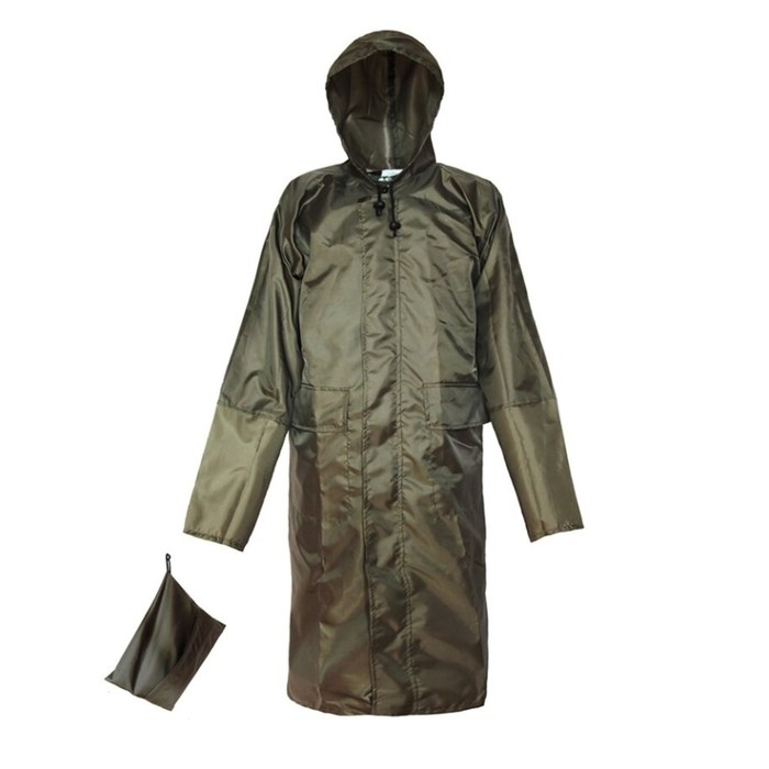 Плащ влагозащитный Raincoat, размер 52-54, цвет хаки - Фото 1
