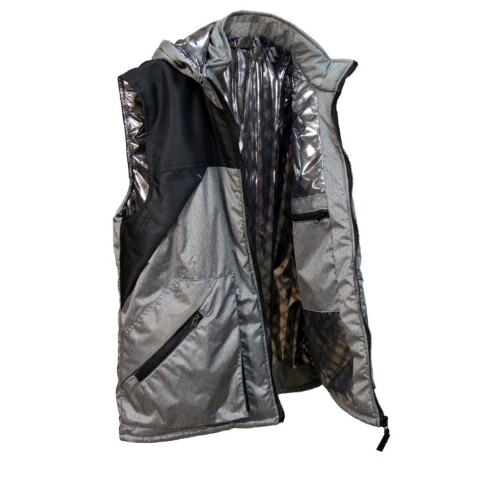 Жилет"Gorgon"Ткань:Taslan Membrane,Утеп:Insulate 200 гр./м2,цвет Серый,р-р56-58 61063