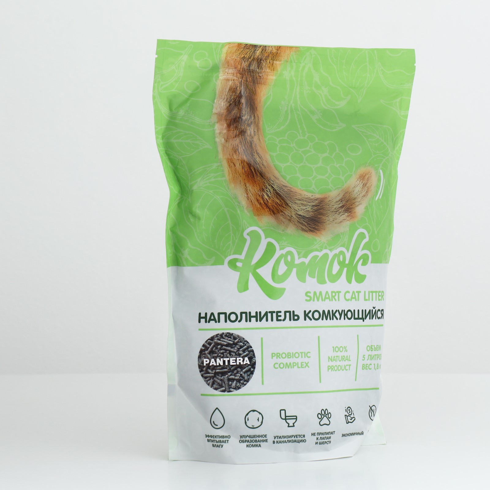 Наполнитель тофу "Комок" Pantera, 5 л (9525846) - Купить по цене от 306 ...