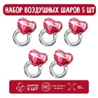 Набор фольгированных шаров 24" «Кольцо», розовый; 5 шт., розовый - фото 319328063