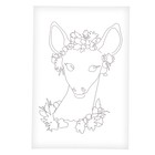 Скетчинг акварелью «Животные в цветах» - фото 24736170