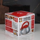 УЦЕНКА Чайник со свистком Доляна «Квант», 2.8 л, фиксированная ручка, цвет чёрный - Фото 8