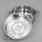 УЦЕНКА Мантоварка-пароварка Доляна «Классика», d=24 см, 4 уровня (нижний уровень 3.6 л), индукция - Фото 3