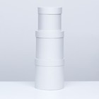 Набор коробок 3в1 "Белый", 15 х 15, 18 х 18, 19 х 19 см 9559094