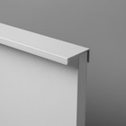 Торцевая ручка, "Hidden", 480 мм, цвет сатиновый хром - фото 22079631