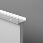 Торцевая ручка, "Hidden", 480 мм, цвет сатиновый хром - фото 22079633