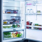 Контейнер для холодильника или шкафа с крышкой, 36х15х10 см, акрил, чёрный - Фото 4