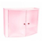 Шкафчик для ванной, 32х43х17 см, розовый - фото 291556266
