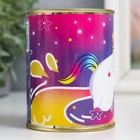 Копилка-банка металл "На полёт с Единорогом" - фото 24550630