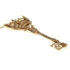 Золотой ключик сувенирный на подушке "Ключ от сердца" - Фото 4