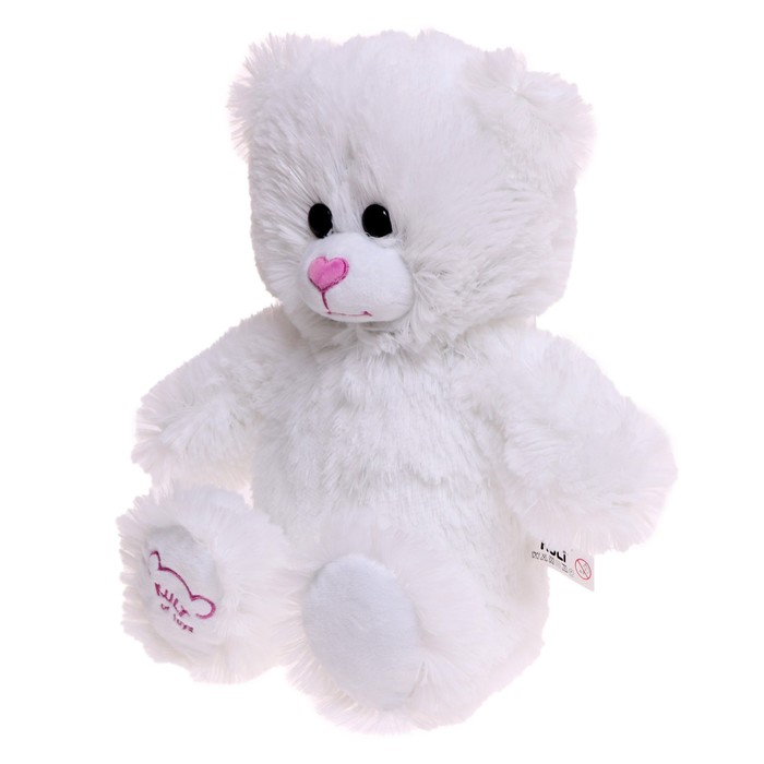Мягкая игрушка «Медведь», 30 см по спинке, цвет белый - фото 1926633648