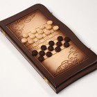 Нарды "Морские", деревянная доска 55 х 55 см, с полем для игры в шашки - фото 8643202