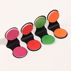 Набор «Любовь», 4 предмета: локон на заколке, переводное тату, расчёска, мелок для волос, цвет МИКС - фото 24524546