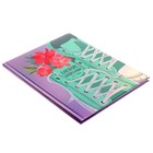 Дневник школьный в твёрдой обложке для 5-11 классов "Кеды зелёные", печать по голографической ламинации, глянцевая ламинация, блок 65 г/м², 48 листов - фото 22080292